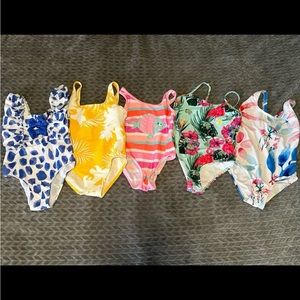 Toddler girl bathing suit lot 3T